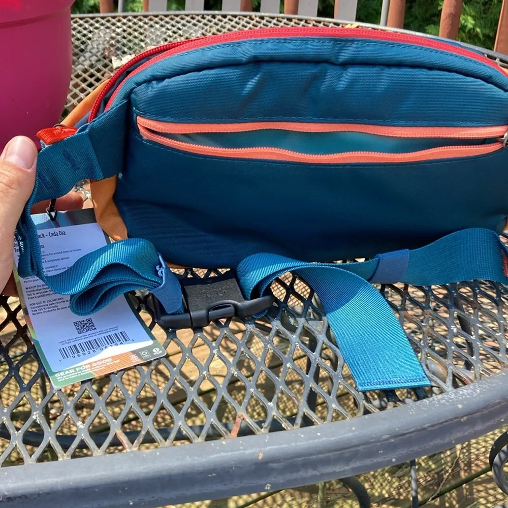 Cotopaxi Orange and Blue Belt Bag - Picture 5 of 5